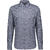 Jon Shirt Mid blue L Brushed herringbone shirt 