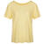 Millie Tee Yellow S Linen r-neck tee 