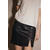 Bell Skirt Black M Leather mini skirt 