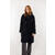 Eira Coat black XL Technical trench with removable hood 