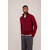 Tommi Half-zip Wine L Lambswool half-zip sweater 