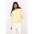 Majken Sweater Light Yellow S Loose crewneck 